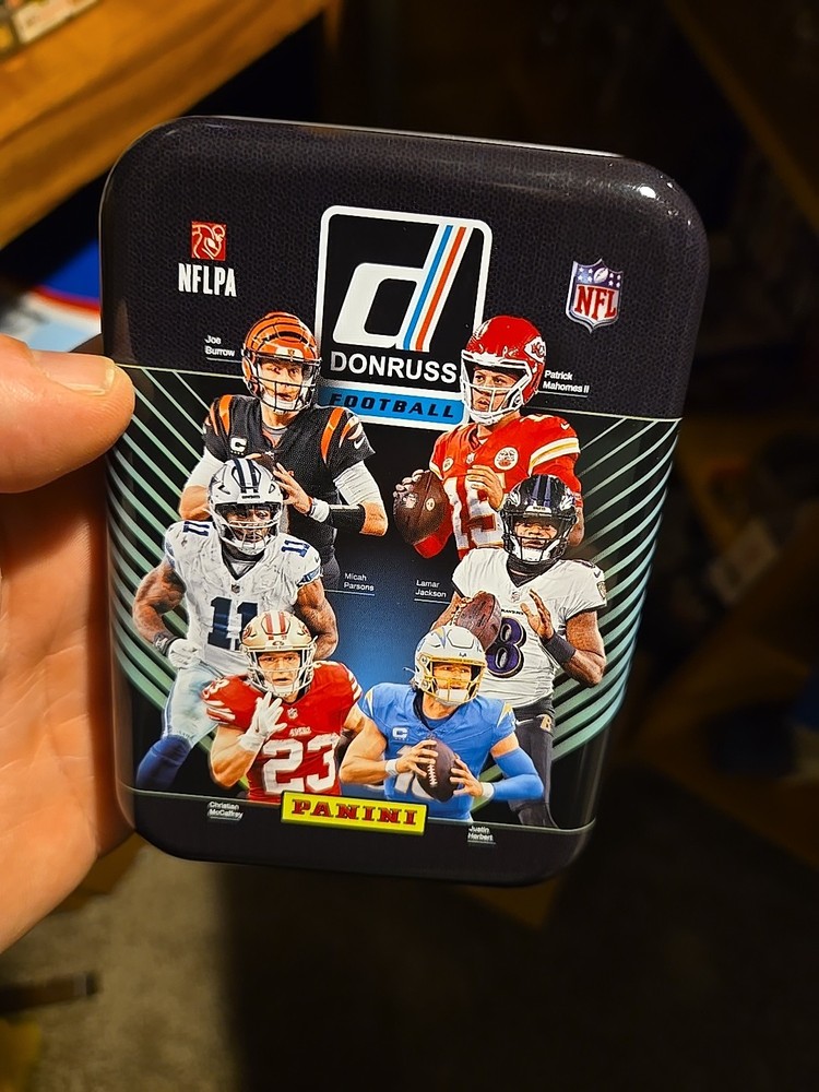 🔥NEW🔥2024 Donruss Football Tin Box🔥NO CARDS🔥
