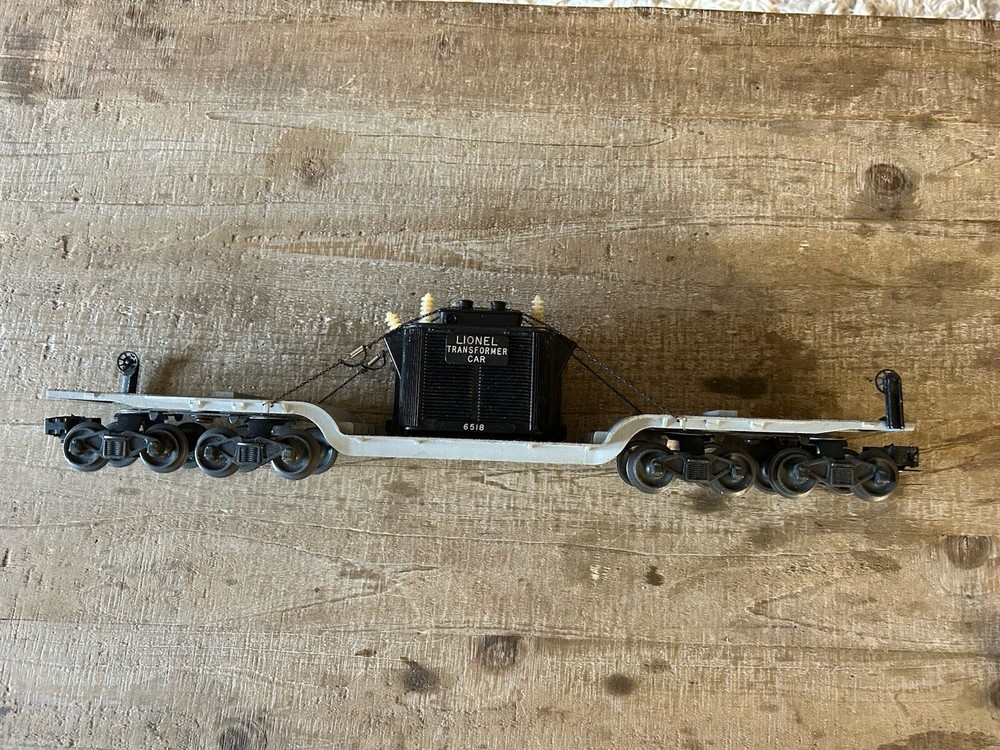 Lionel 4 Truck Transformer Flat Car Postwar #6518