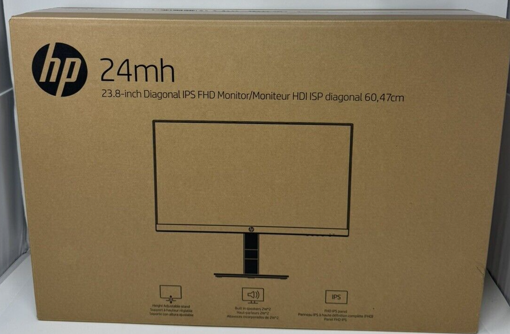 HP 24mh 23.8-inch Diaganol IPS FHD Monitor