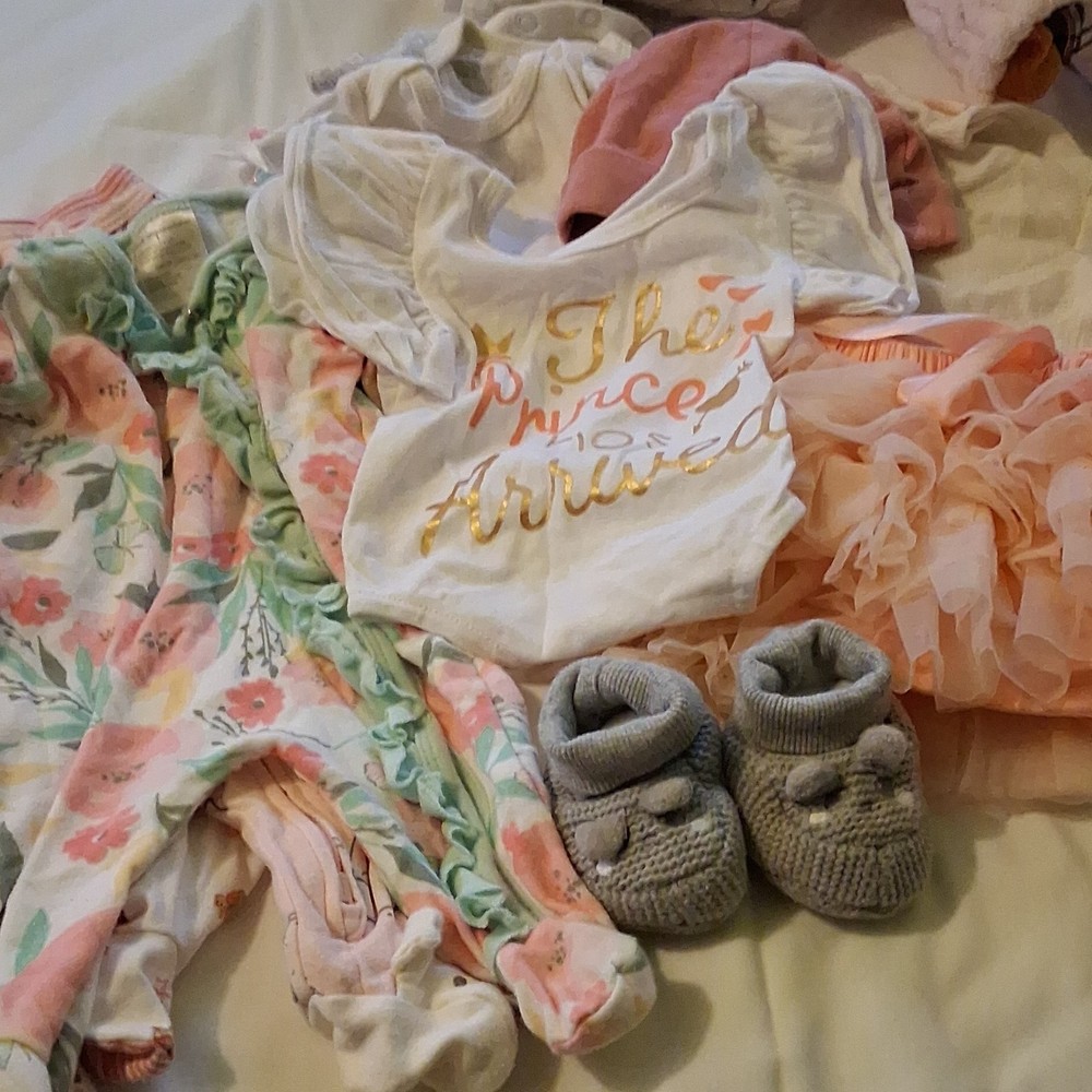 Baby Trousseau Princess Floral Animal Print Cotton Blend Clothing Lot Pink Girl