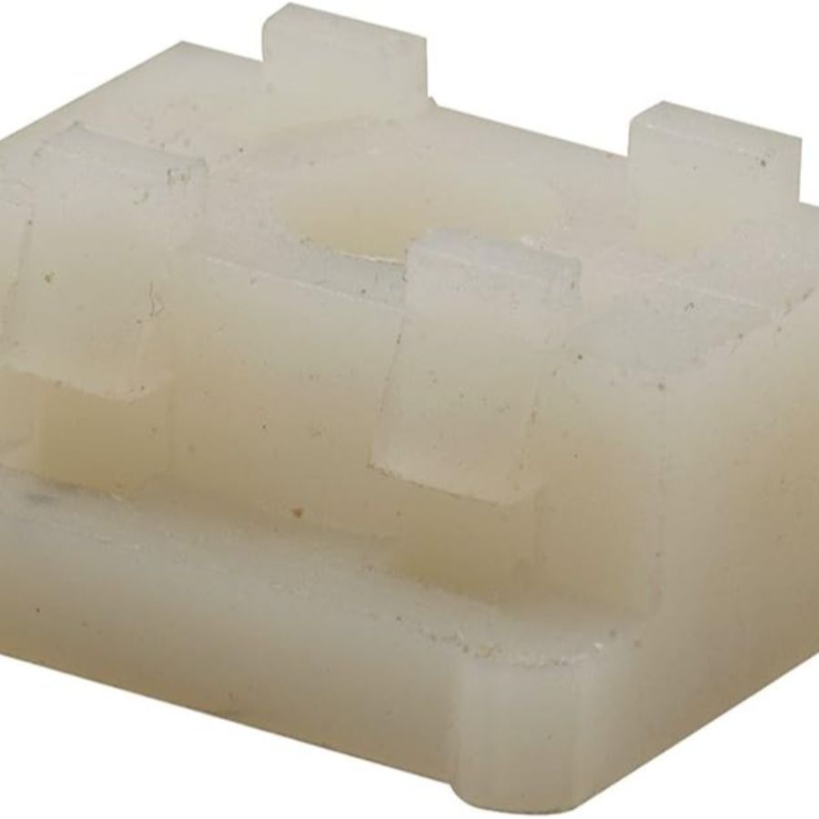 Off-White Plastic Bi-Fold Closet Door Pivot Cap MP6948 Single Pack