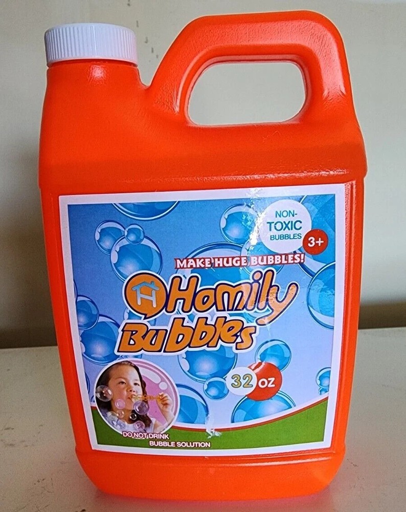 Homily 32 oz Concentrated Bubble Solution Refill for Bubble Machines