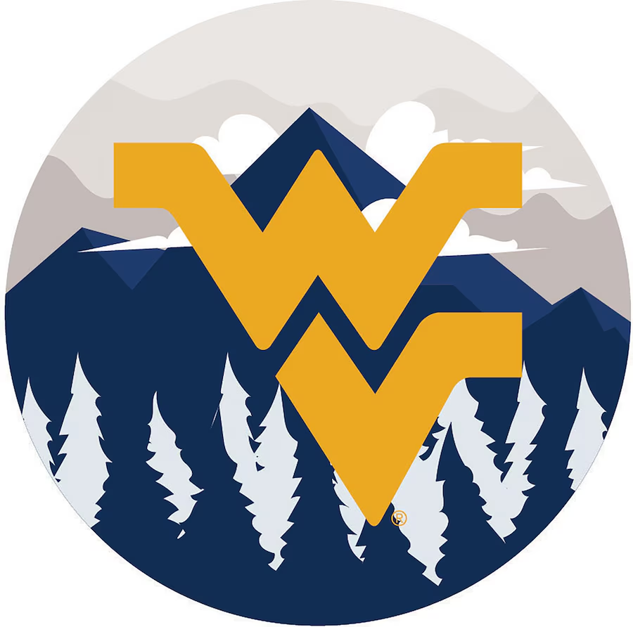 West Virginia Mountaineers NCAA Weather Resistant Vinyl Die Cut Sticker Decal 08