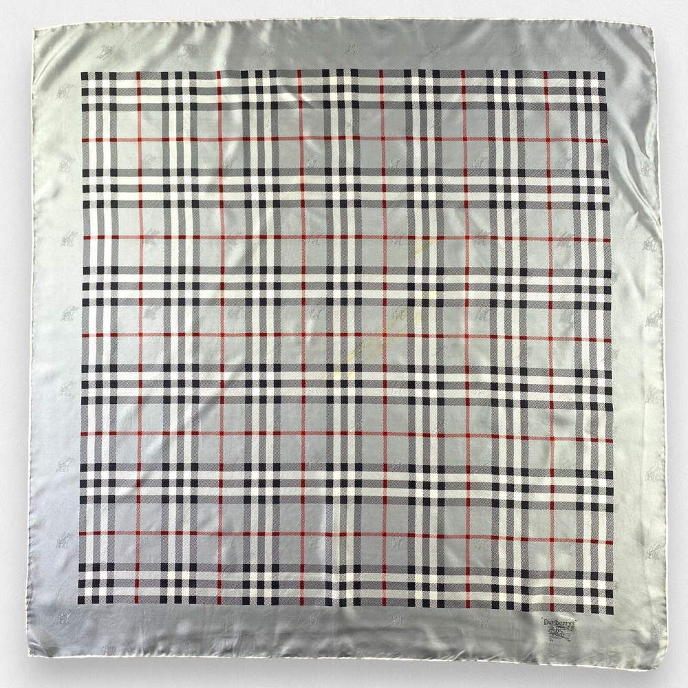 Vintage Burberry Check Scarf Convertible Wrap Top