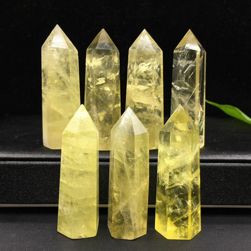 2.2LB Natural Clear Citrine Crystal Healing Wand Obelisk Quartz Stone