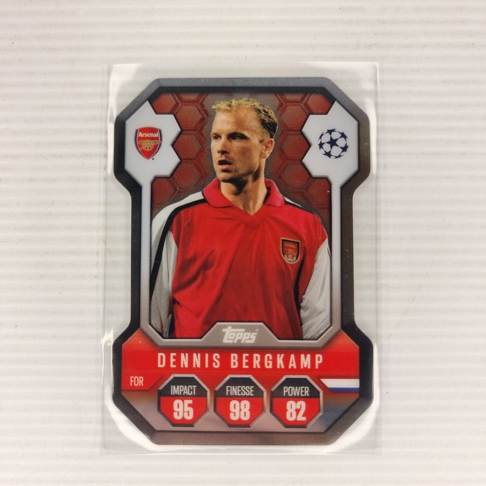 2024-25 Topps Match Attax, Dennis Bergkamp #SH3, Shield Chrome, Arsenal