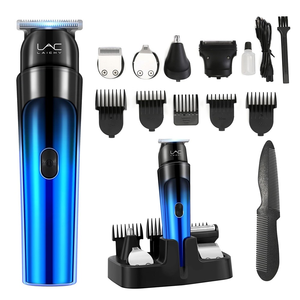 Men's Hair Clipper Beard Trimmer Razor Kit for Grooming