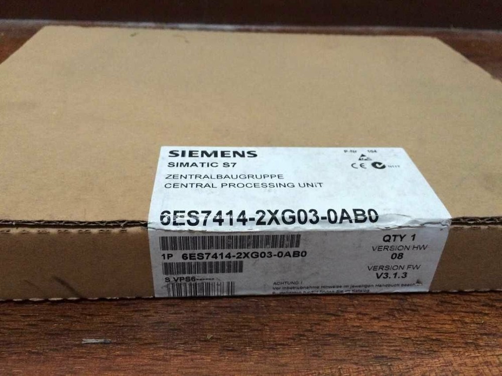 1PC 6ES7 414-2XG03-0AB0 NEW In Box 6ES74142XG030AB Expedited Shipping #A6-4
