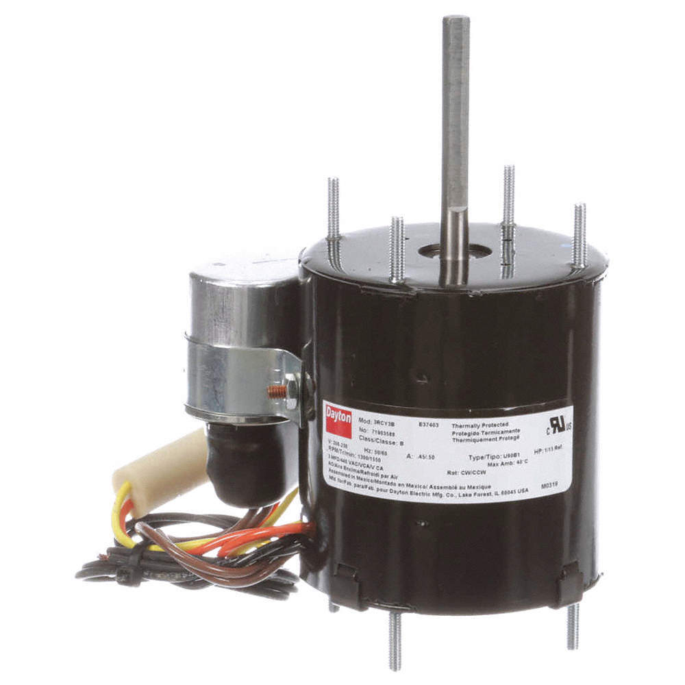 DAYTON 71903588M Motor,1/15 HP,1550 rpm,3.3,208-230V 3RCY3