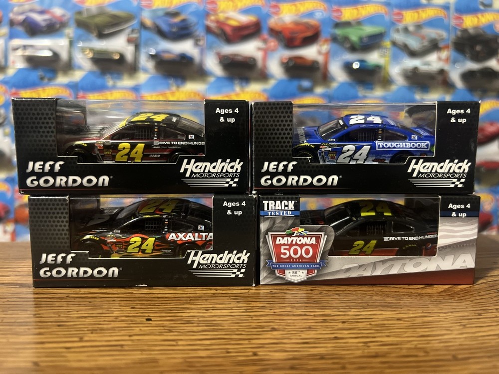 Jeff Gordon 2014 1/64 NASCAR Diecast Lot Finish Master, Chase, DTEH Test Car