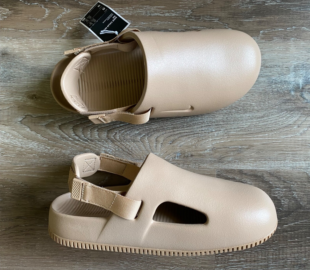 Nike Calm Mules Hemp Sandals Men's Size 8 Women's Size 9 New in Box