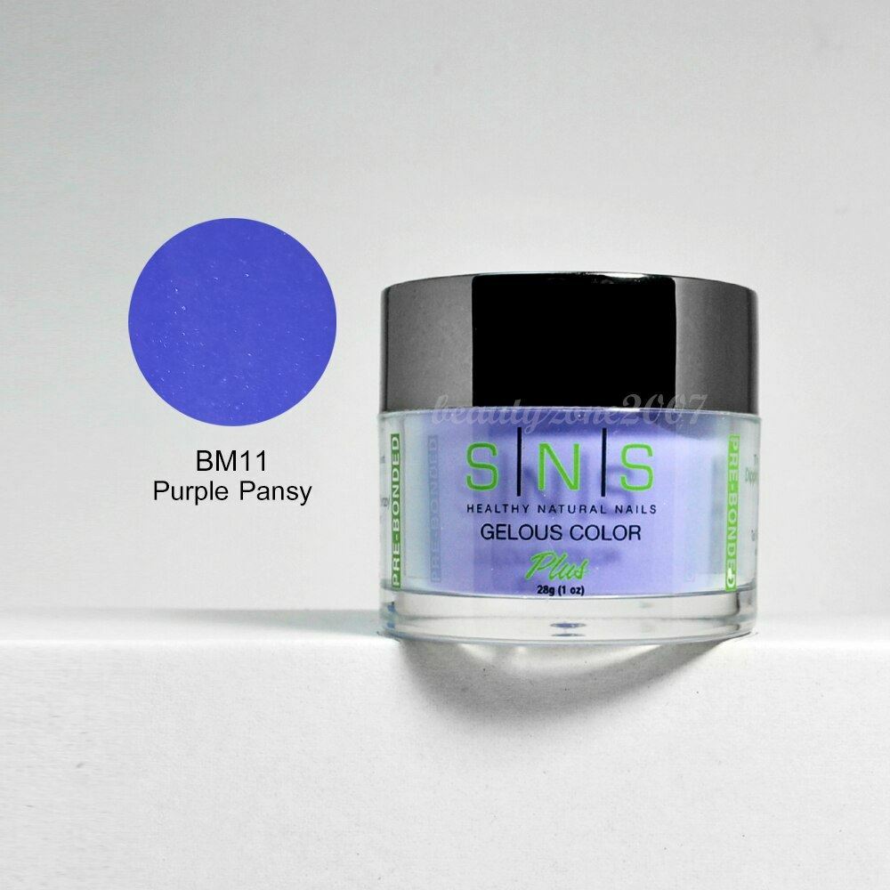 SNS Nail Dipping Powder BM11 Purple Pansy 1 oz