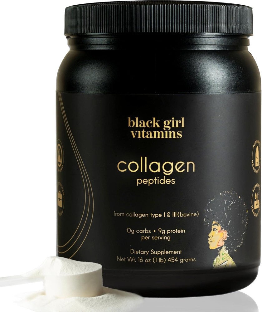Black Girl Vitamins | Collagen Peptides Powder - for Skin, Hair &...