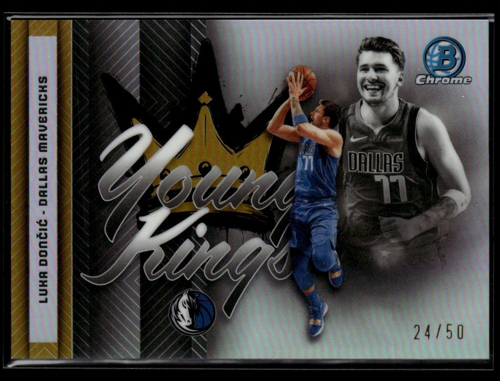 2025-26 Bowman Young Kings Gold Luka Doncic /50 Dallas Mavericks #YK-2