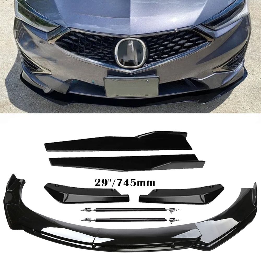 Acura Integra Front Rear Bumper Lip Spoiler Splitter Side Skirt Kit