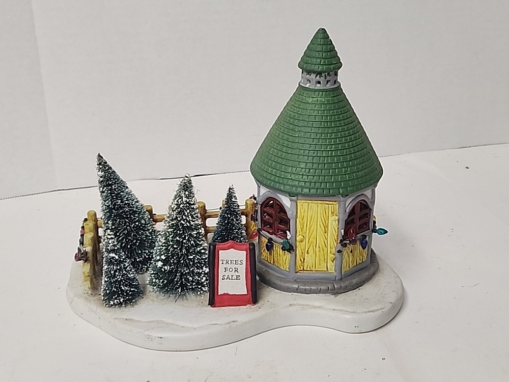 Lemax 1992 Vintage Christmas Village Trees For Sale Collectible-image