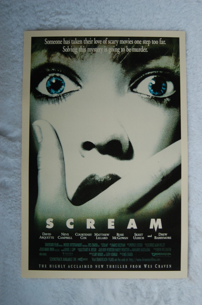 Scream Lobby Card Movie Poster