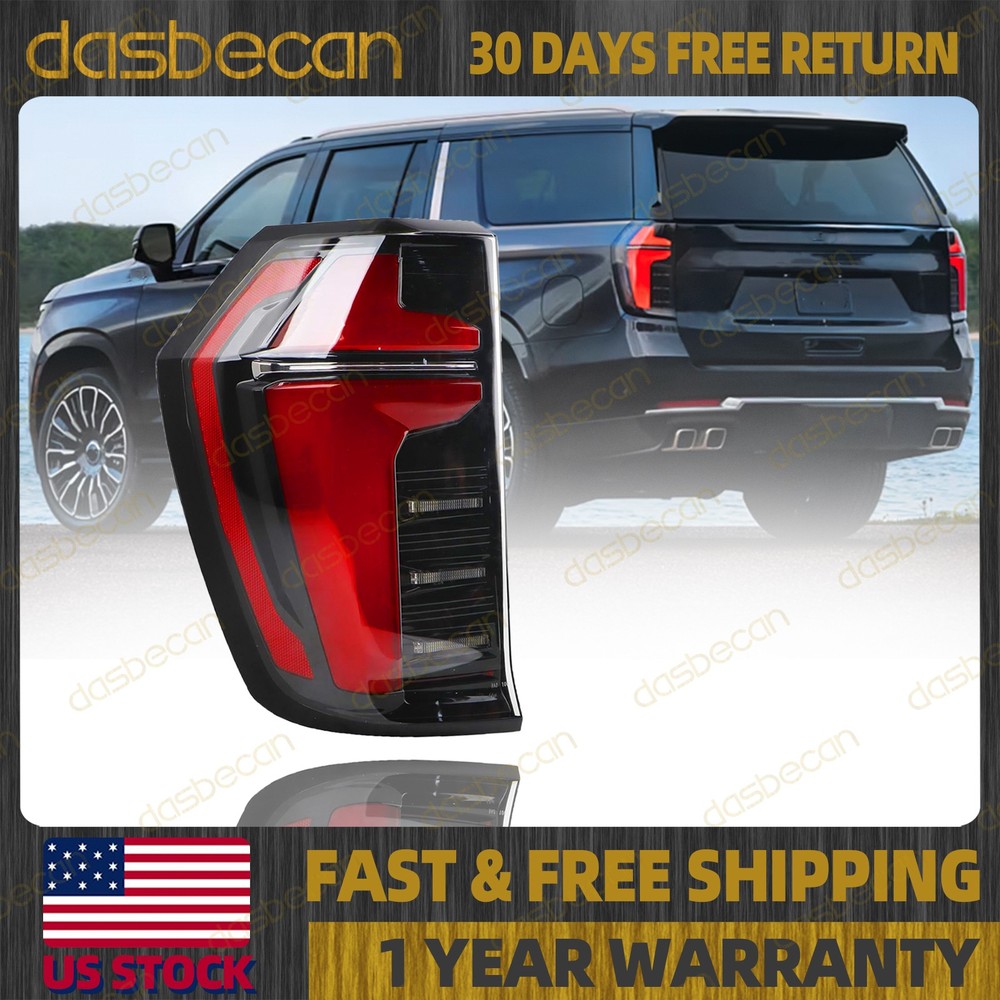 Left Driver Side LED Tail Light for Chevy Suburban Tahoe 2025-2026 85765644