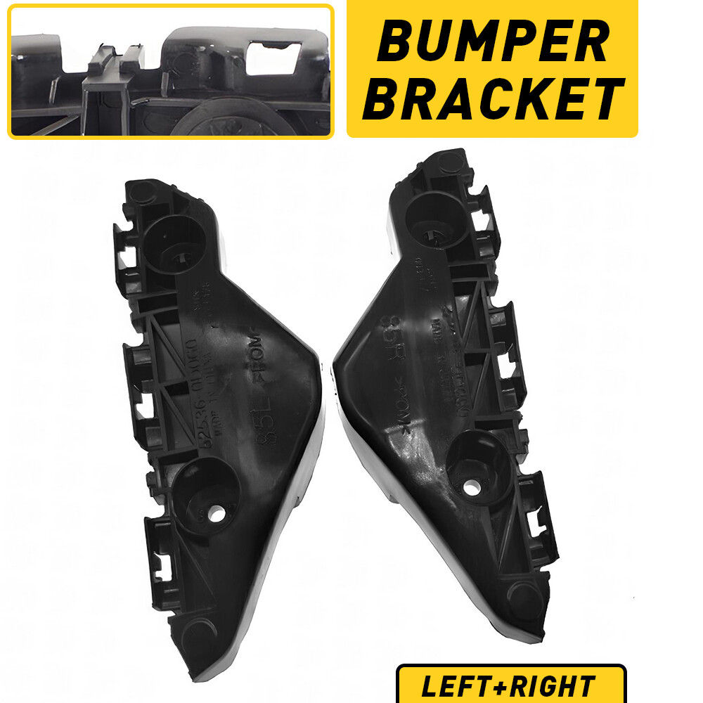 07-12 Toyota Yaris Left Right Bumper Retainer Set Front Side Cover 2pc