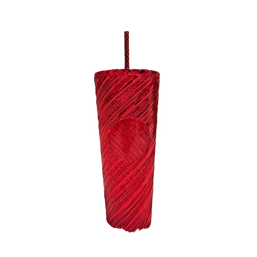 2024 Starbucks Holiday Red Swirl Venti Cold Cup 20oz Limited Edition