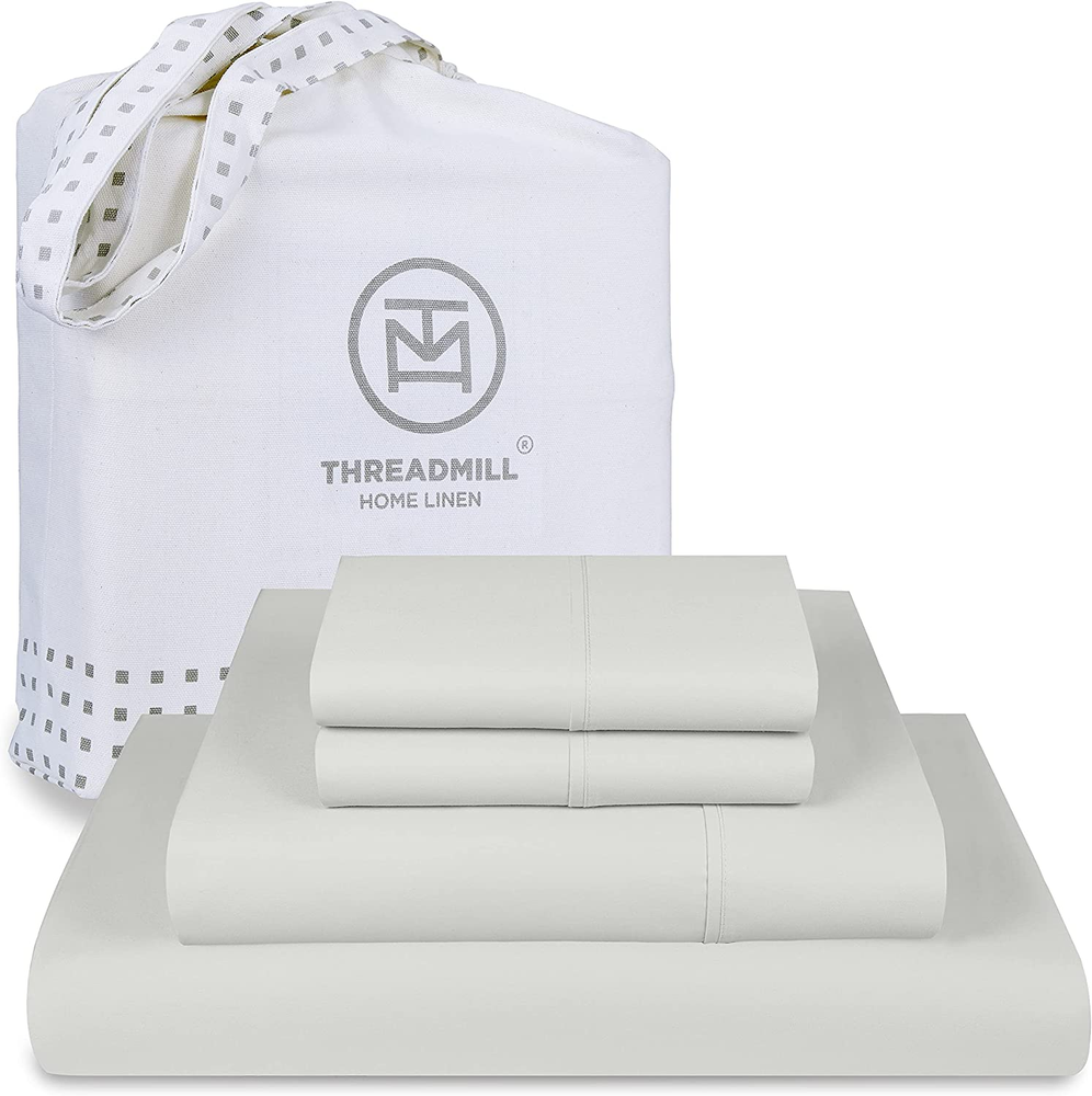 100% Cotton King Size Bed Sheets Set - 4 Pc Soft Breathable Bedding