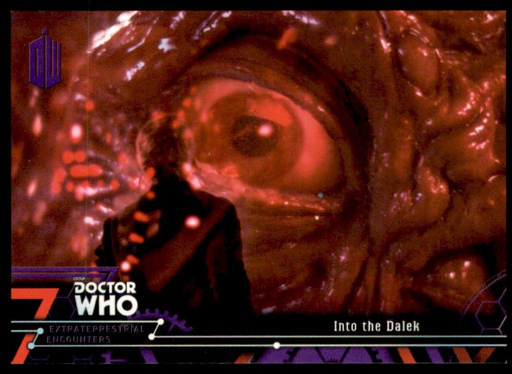2016 Doctor Who Extraterrestrial Encounters Purple #92 Into the Dalek /50