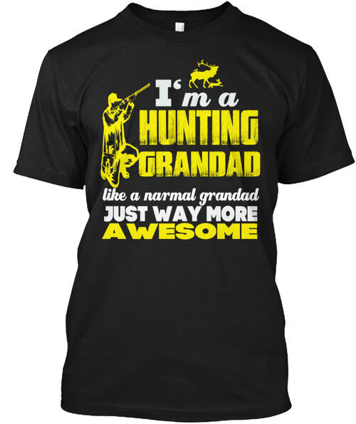 Fathers Day Hunting T-Shirt Made in the USA Size S to 5XL-image