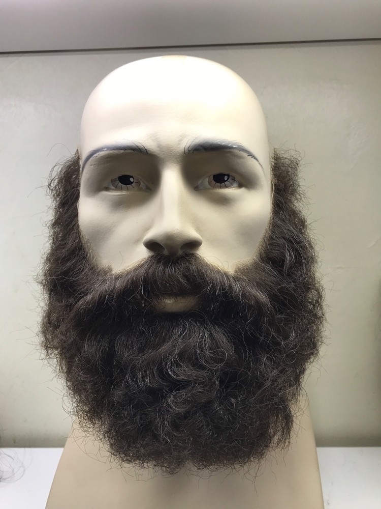 Realistic Fake Beard and Moustache Set. Human Hair, hand knotted. Cosplay,Tv