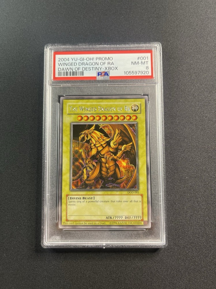 PSA 8 Winged Dragon of Ra DOD Secret Dawn Destiny Promo Xbox Card