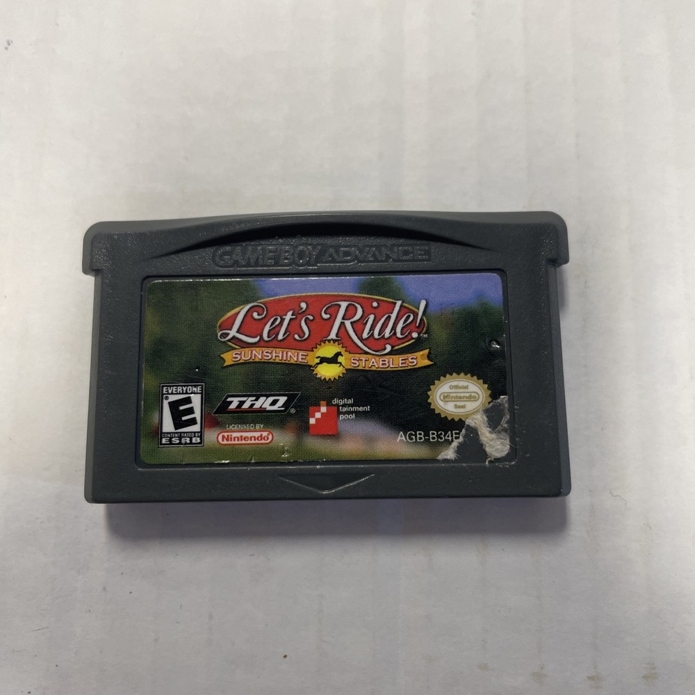 Sunshine Stables GBA Cartridge - Horse Riding Adventure 2005