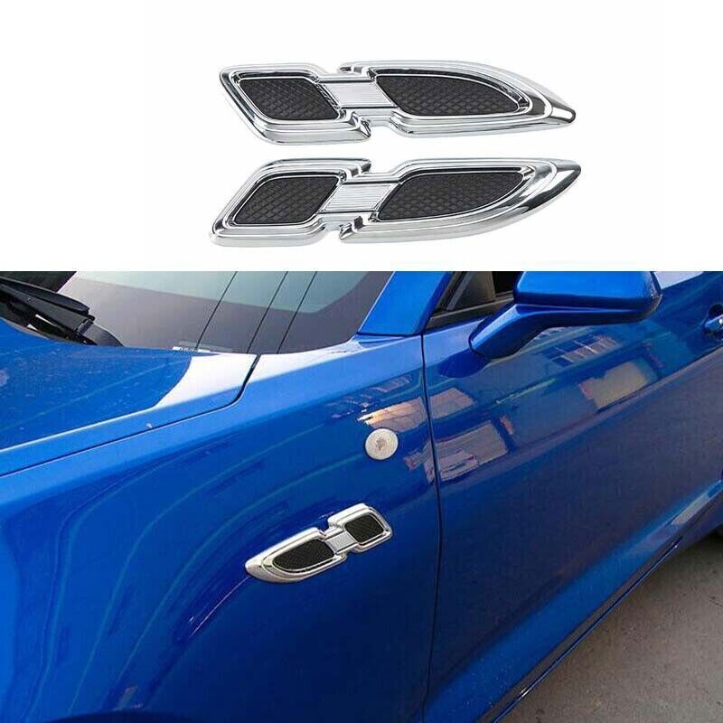 Cover Trim 2017-20 For Nissan Armada Patrol Y62 Side Vent Fender Flank Chrome 2X