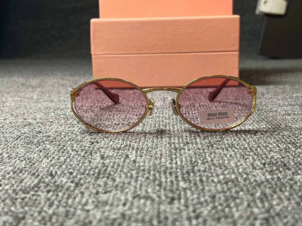 New Miu Miu Sunglasses with Pink Tinted Lenses