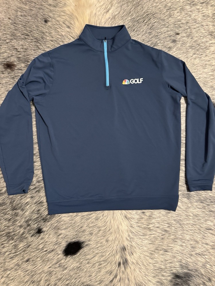 Peter Millar x NBC Golf 1/4 Zip Pullover (Size L)