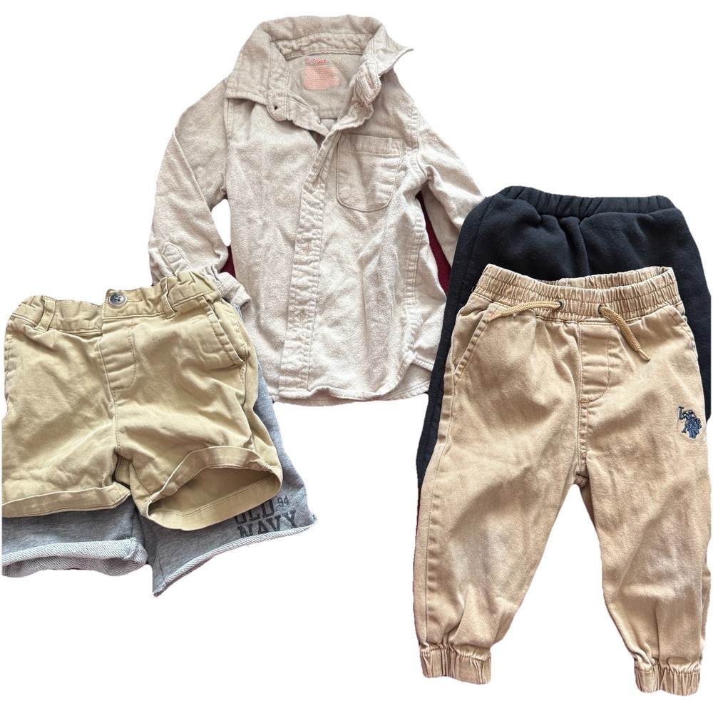 Lot Of 5 Mixed Bag Variety Baby Boy Clothes Size 18-24m/2T