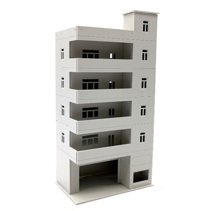 1/87 HO Scale Modern Buildings Train Railway Dormitory House Gray Model  20cm