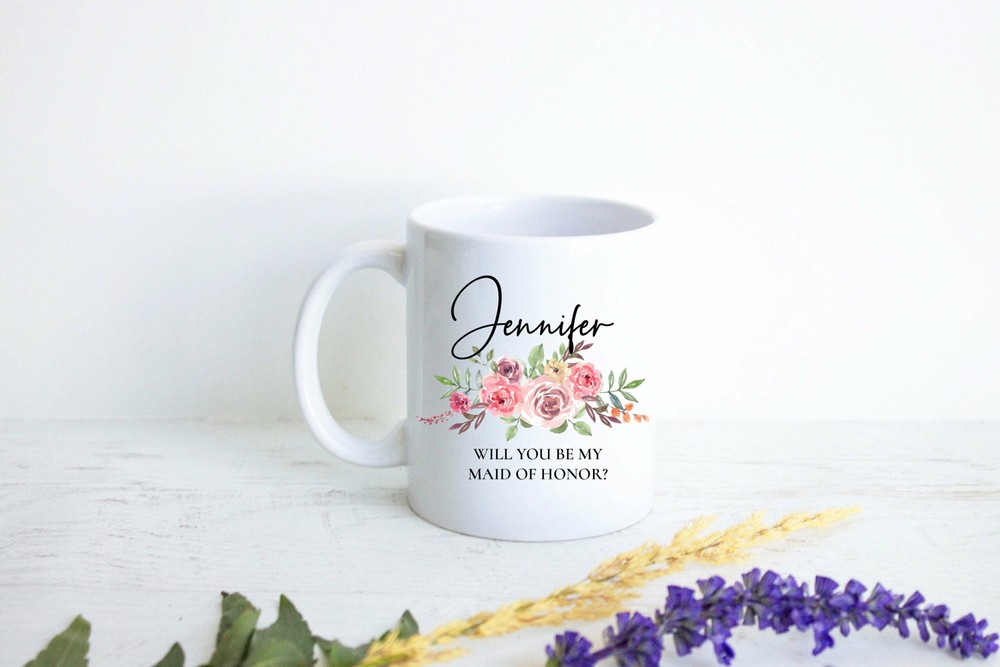 Bridesmaid Proposal Bridesmaid Mug Custom Personalized Mug Bridesmaid Gift