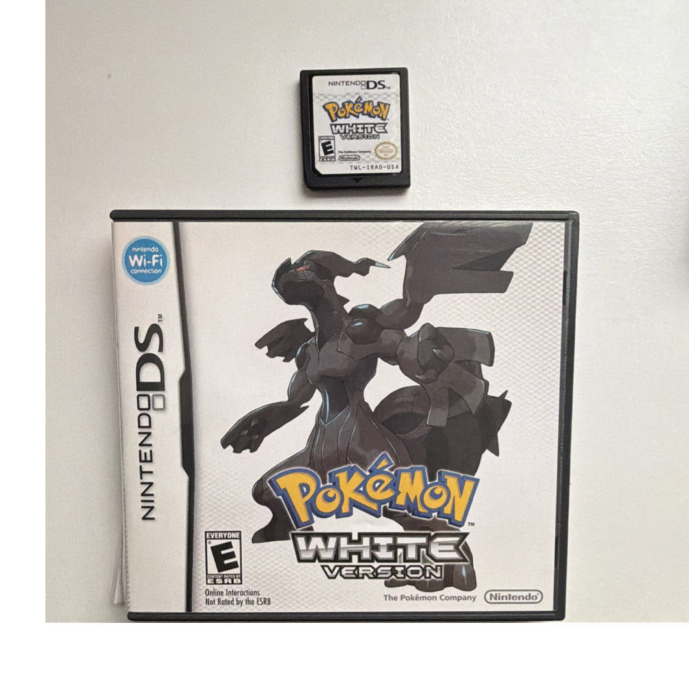 Nintendo Pokemon White Version Nintendo DS Role Playing NTSC E Manual Included