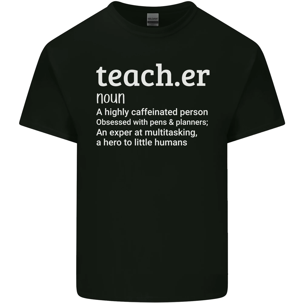 Teacher Maths English Science Sport Funny Mens Cotton T-Shirt Tee Top