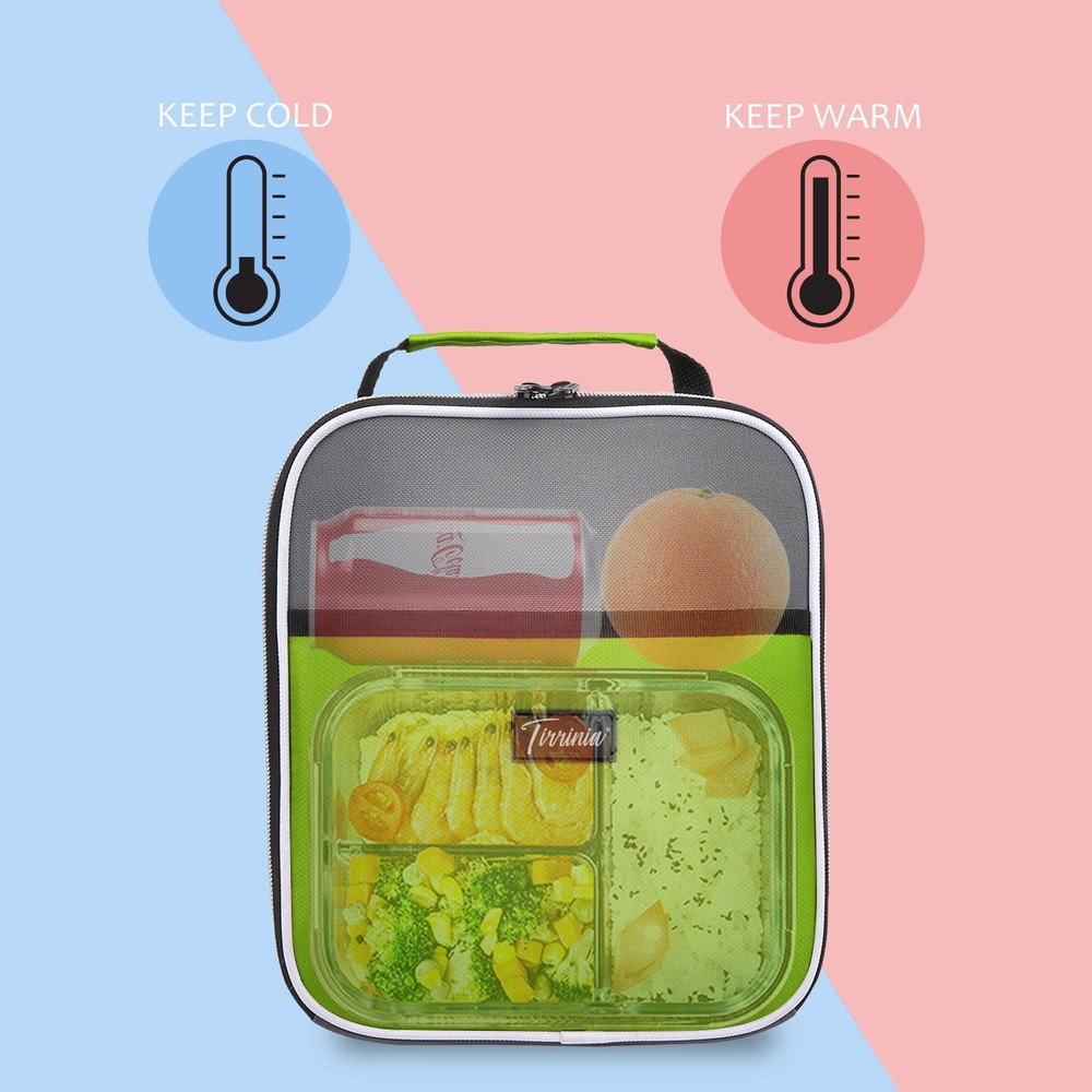 Insulated Lunch Bag Box Cooler for Work School Men Women Kids Bento Tote Container