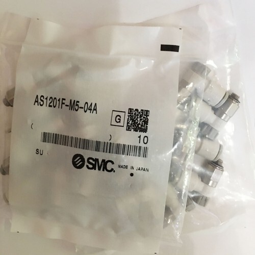 10PCS SMC AS1201F-M5-04A Throttle Control Valve with Free Shipping AS1201FM504A