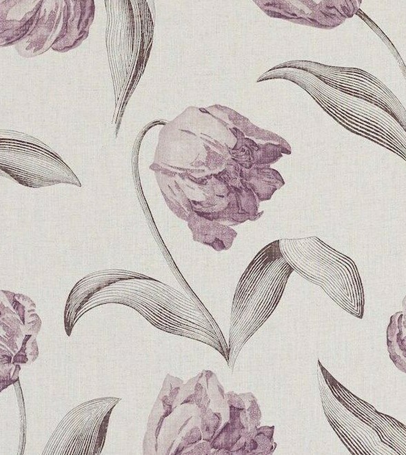 HARLEQUIN Liana 3.5m Aubergine Bark Neutral Curtain Fabric