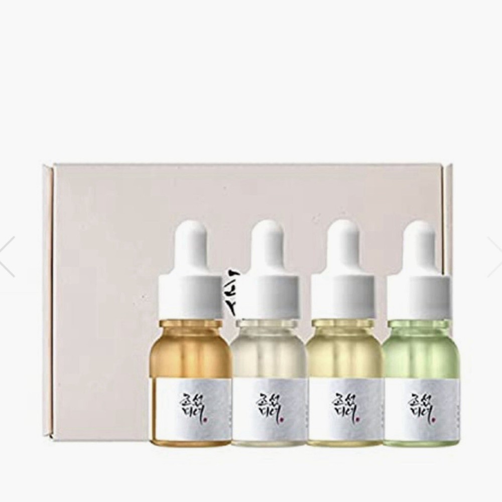 Beuty Of Joseon Serum Kit Set 4pcs 10ml Green Tea Rice Ginseng+Snail Propolis