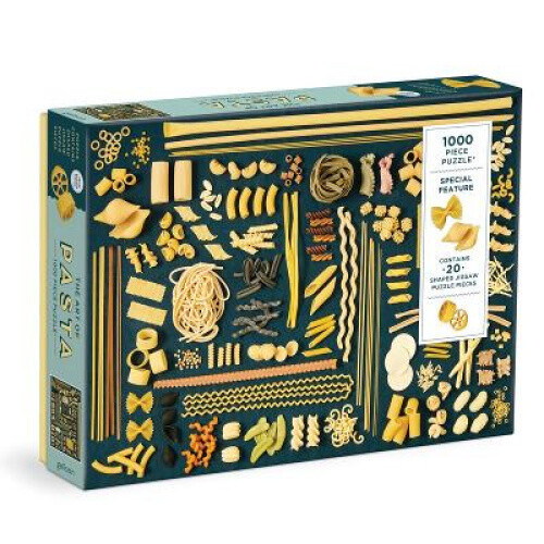 The Art of Pasta 1000 Piece Puzzle with Shaped Pieces by Galison [Jigsaw]