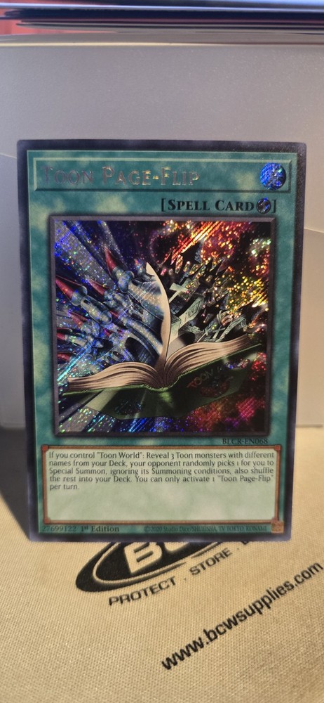 Toon Page-Flip BLCR-EN068 Battles of Legend: Crystal Revenge 1st Edition