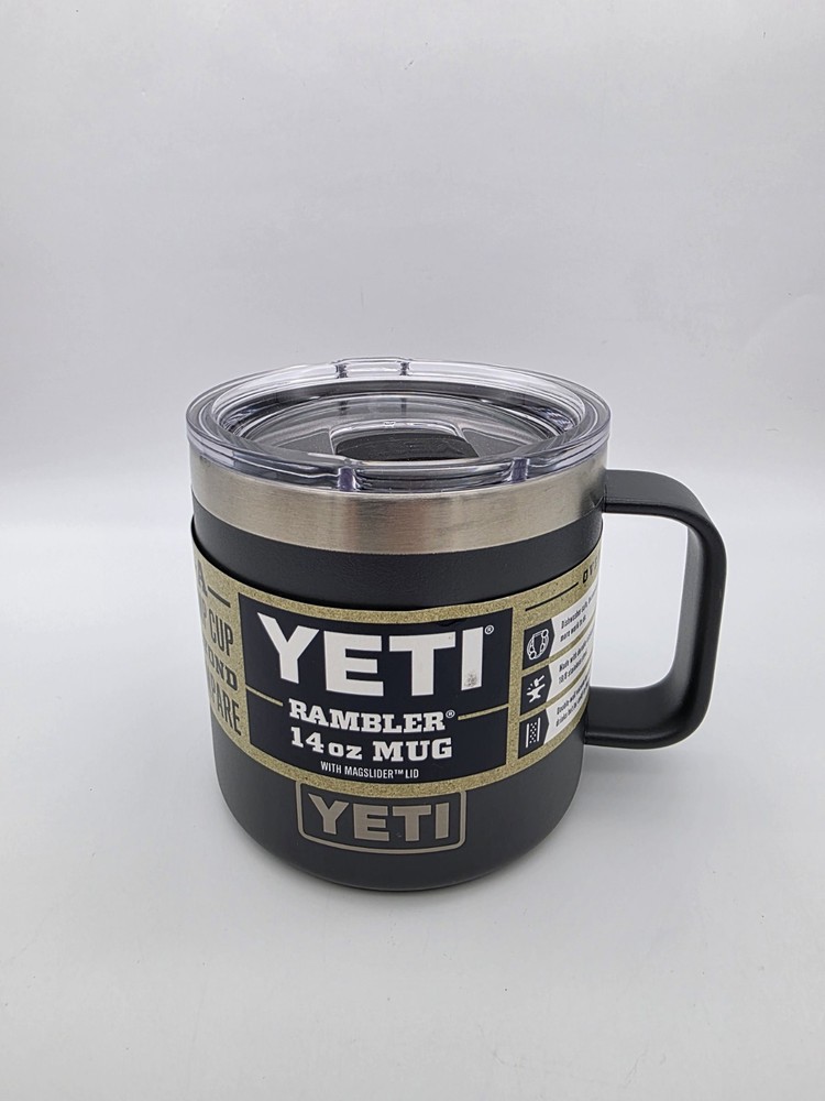 Yeti Rambler 14 Oz Mug in Charcoal with Magslider Lid - Minor Flaws