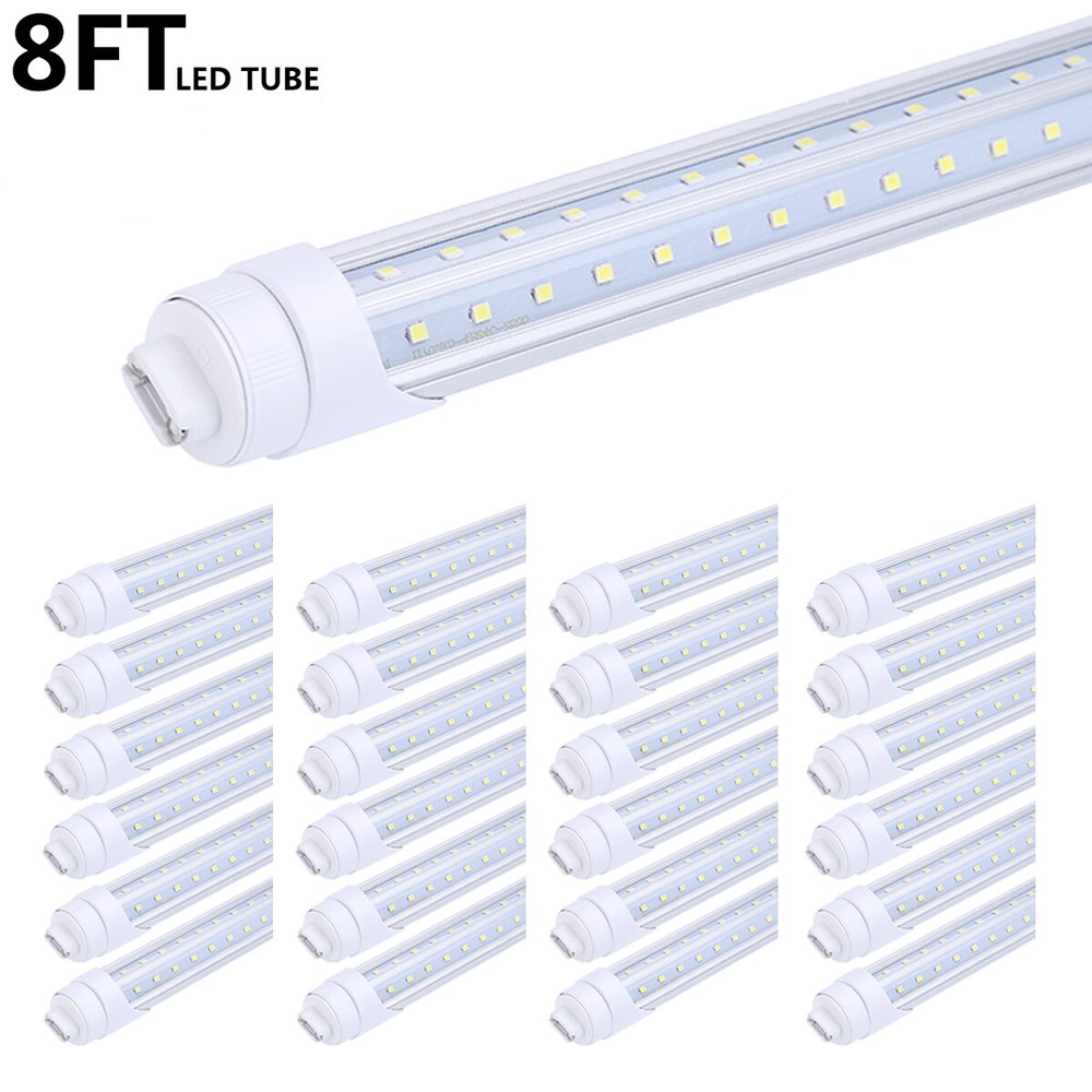 HO Base 8 Foot 90W 65W 45W R17d Led Shop Light 8FT Led Tube Light T8 Rotatable