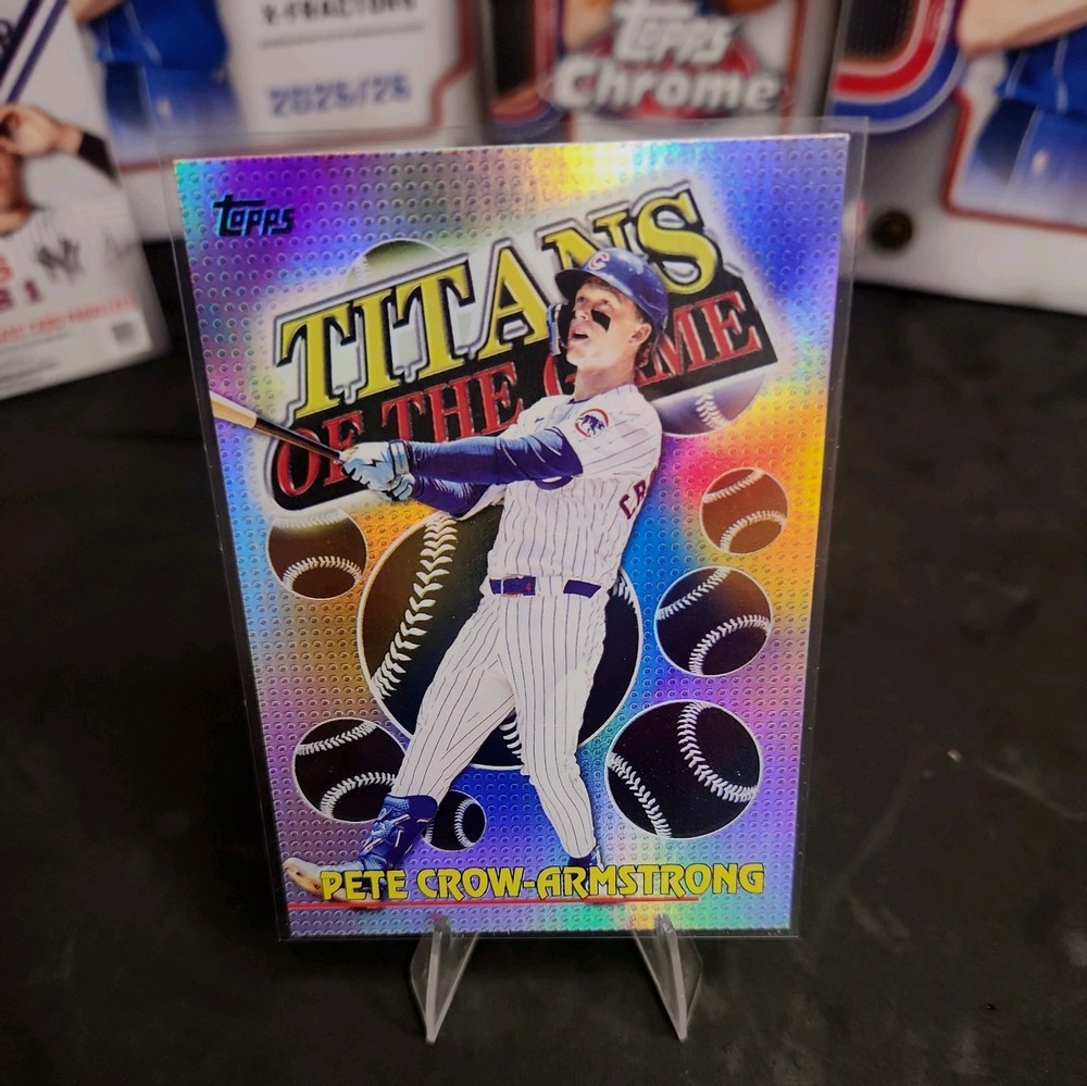 Pete Crow-Armstrong TITANS OF THE GAME - NEW! 2026 Topps 75 #TOG-13 - PCA Cubs