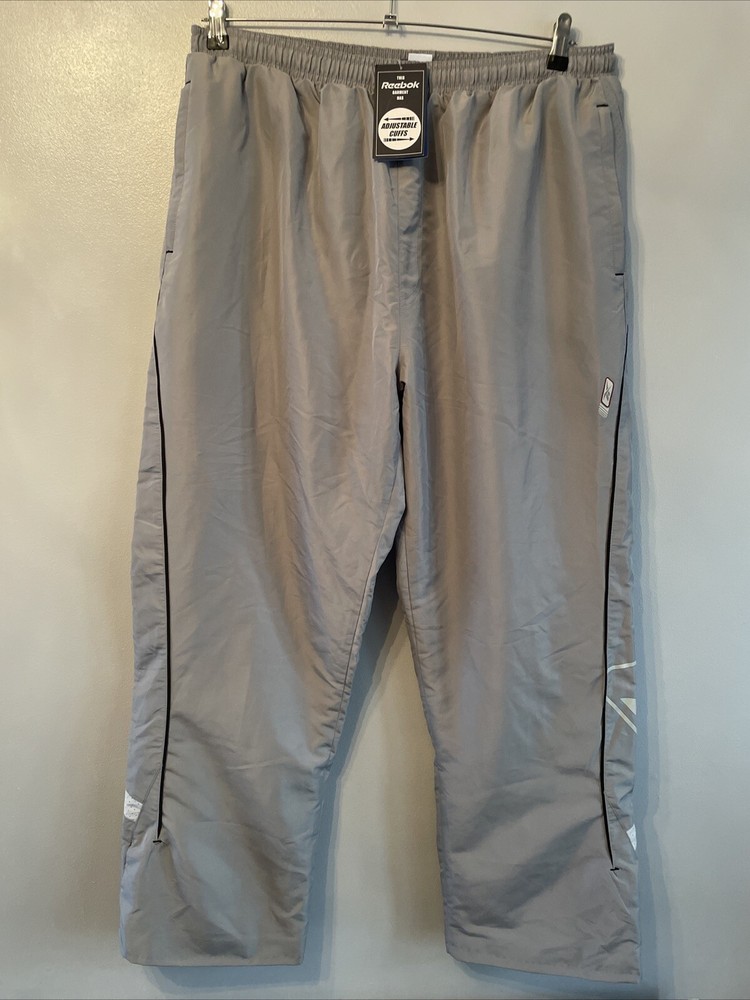 Vintage Reebok Tracksuit Bottoms Athletics Size XL  2001 Silver Deadstock