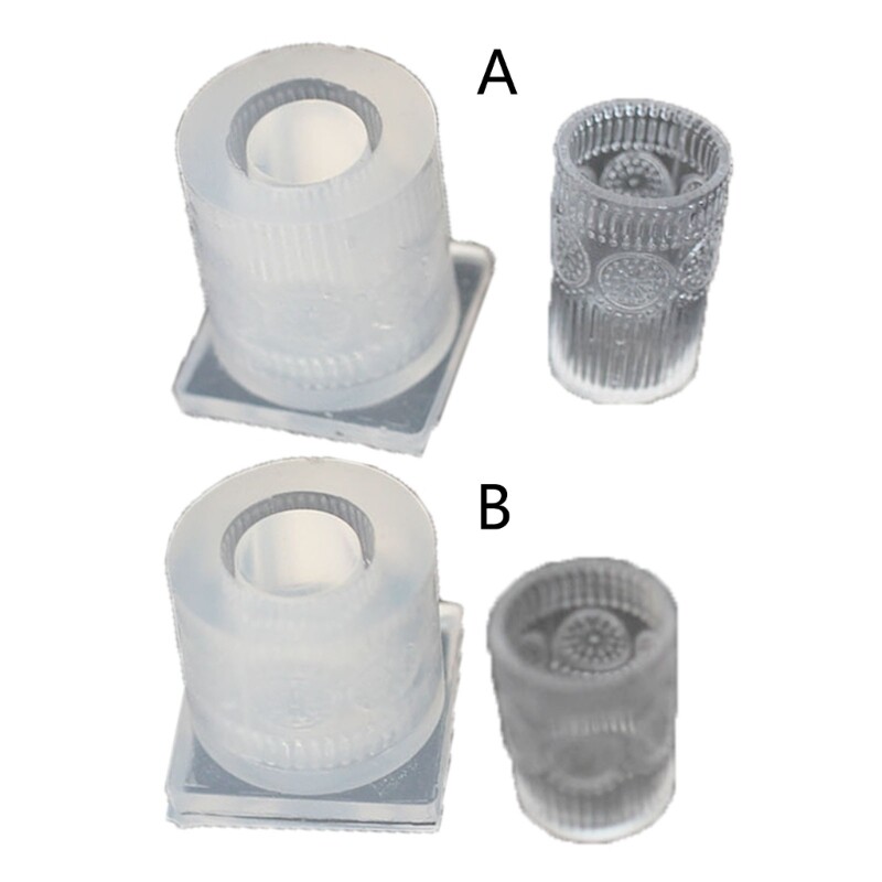 Pattern Cup Silicone Mold Epoxy Resin Mould for Miniature Beer Glass