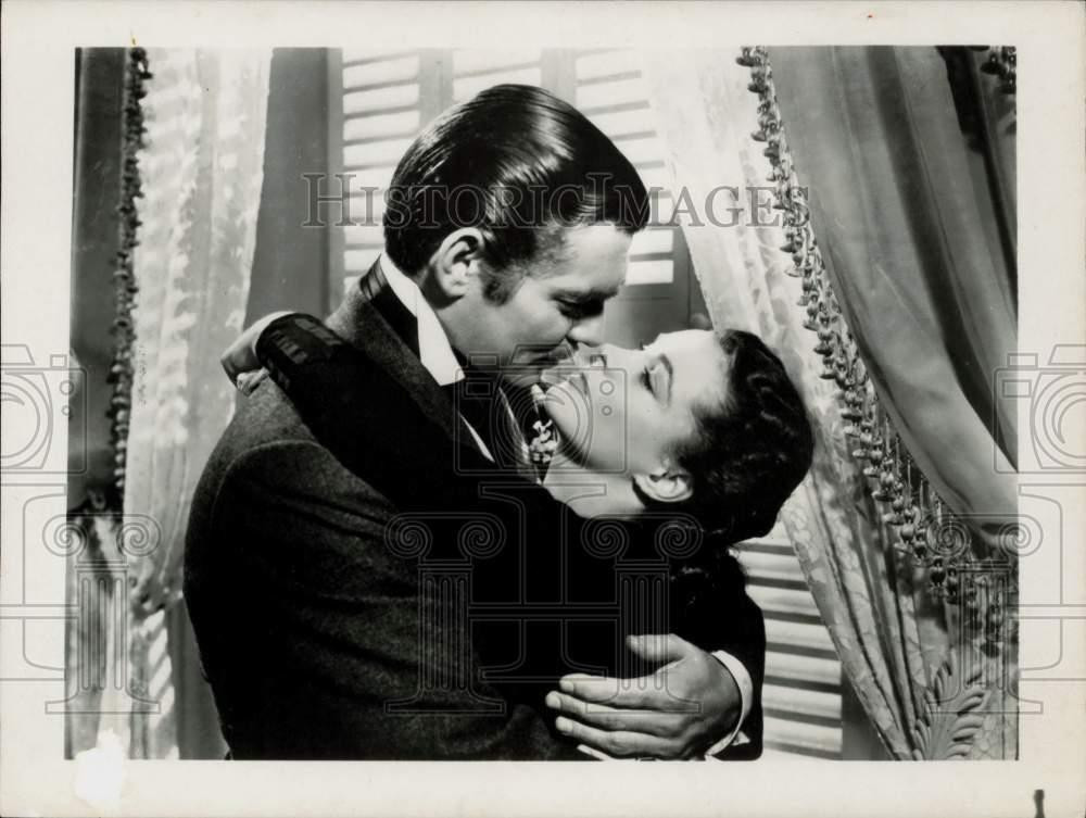 1979 Press Photo Clark Gable, Vivien Leigh in 